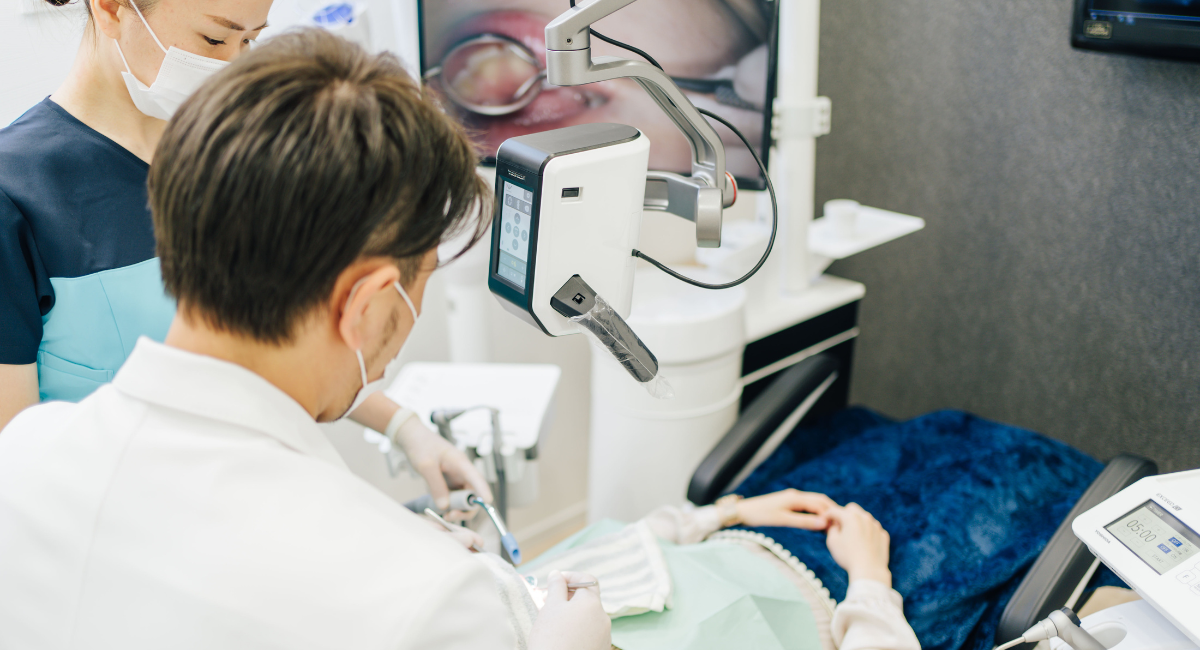 3．拡大視野下での丁寧な処置